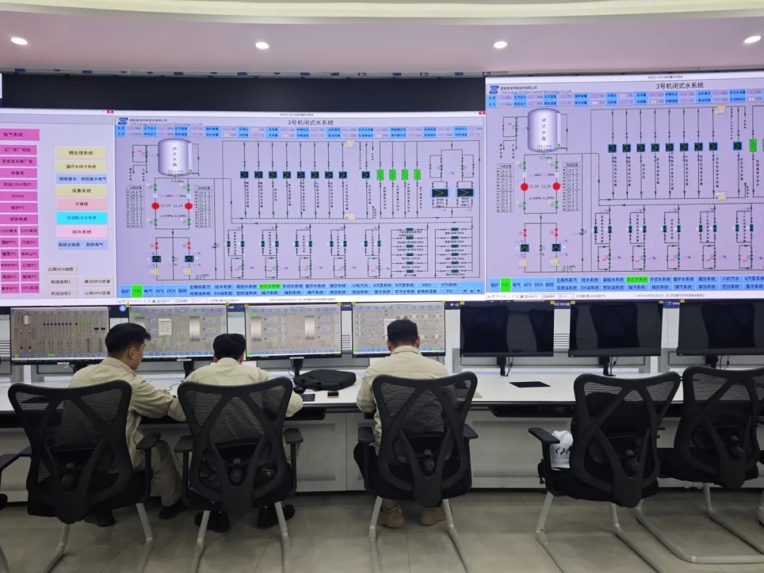 国家能源集团哈热公司二期扩建工程首台10kV高压电机闭式水泵电机顺利送电试运