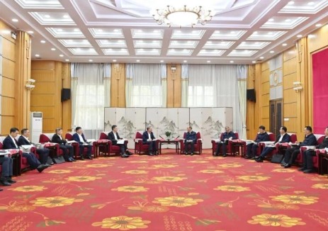 中国能建党委书记、董事长倪真与青海省委书记吴晓军座谈交流