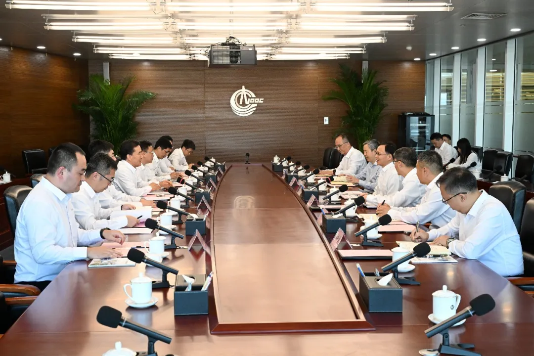涉及海洋能！张传卫与中国海油党组书记、董事长张传江座谈