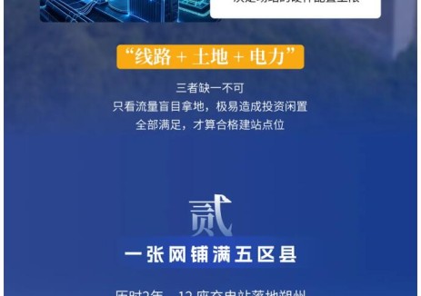 明明相距仅三四公里，为何连续建多座充电站？