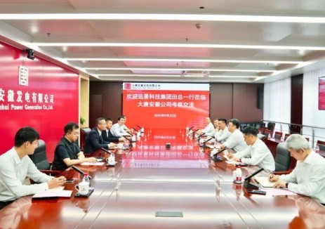 大唐安徽公司党委书记、董事长王国金会见远景科技集团高级副总裁田庆军