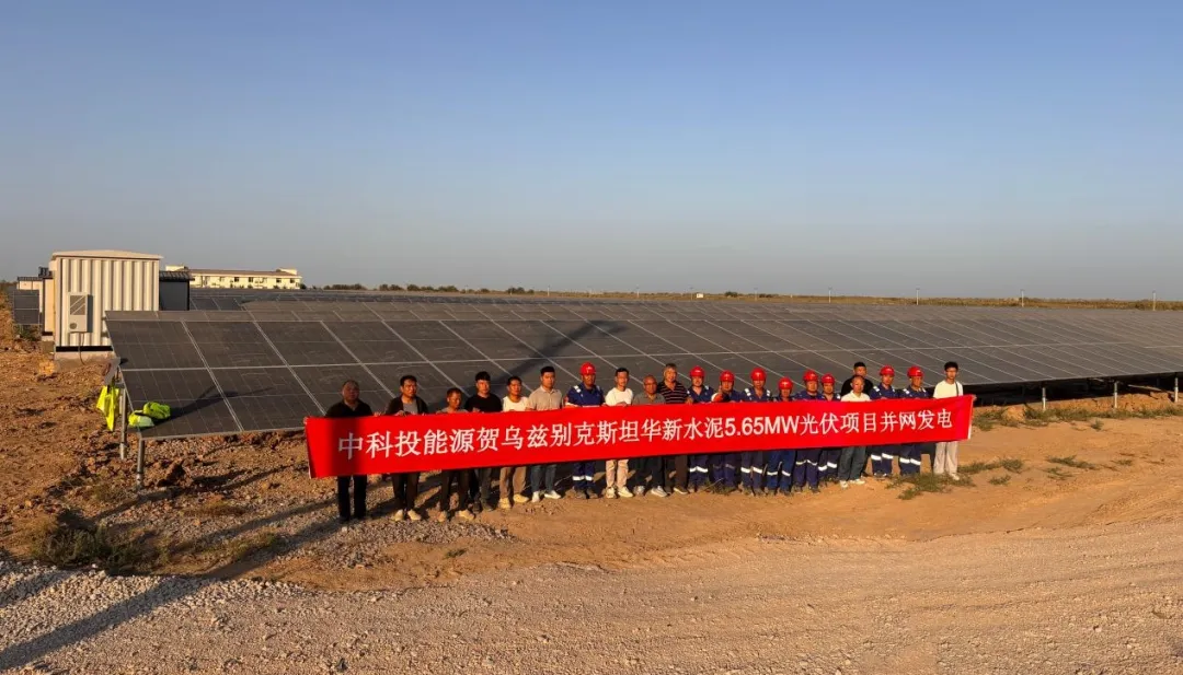 绿电赋能发展！华新建材集团首个光伏发电项目在海外成功并网