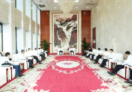 中国能建党委书记、董事长倪真与哈电集团董事长黄伟、总经理刘清勇会谈