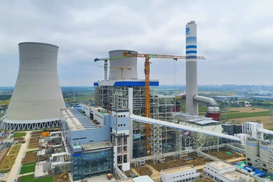 中煤永城2×1000MW高效超超临界机组工程一号机组锅炉空气动力场试验顺利完成