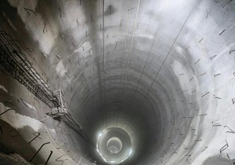 浙江省温州市永嘉抽蓄电站2号尾水调压室竖井开挖支护全部完成