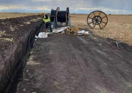 塞尔维亚维特罗300兆瓦风电项目集电线路铺设正式启动