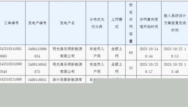 安徽明光市清退1年内未开工分布式光伏项目