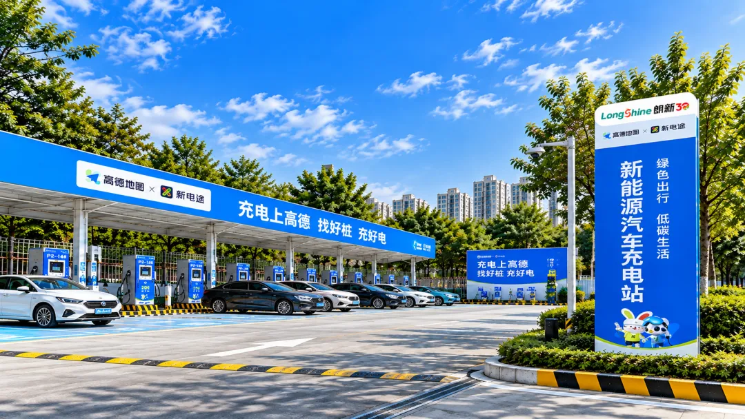 新电途携手高德地图，让城市充电更便捷