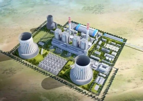 中国能建西北院设计的内蒙古库布齐沙漠送电上海工程（配套）煤电项目开工