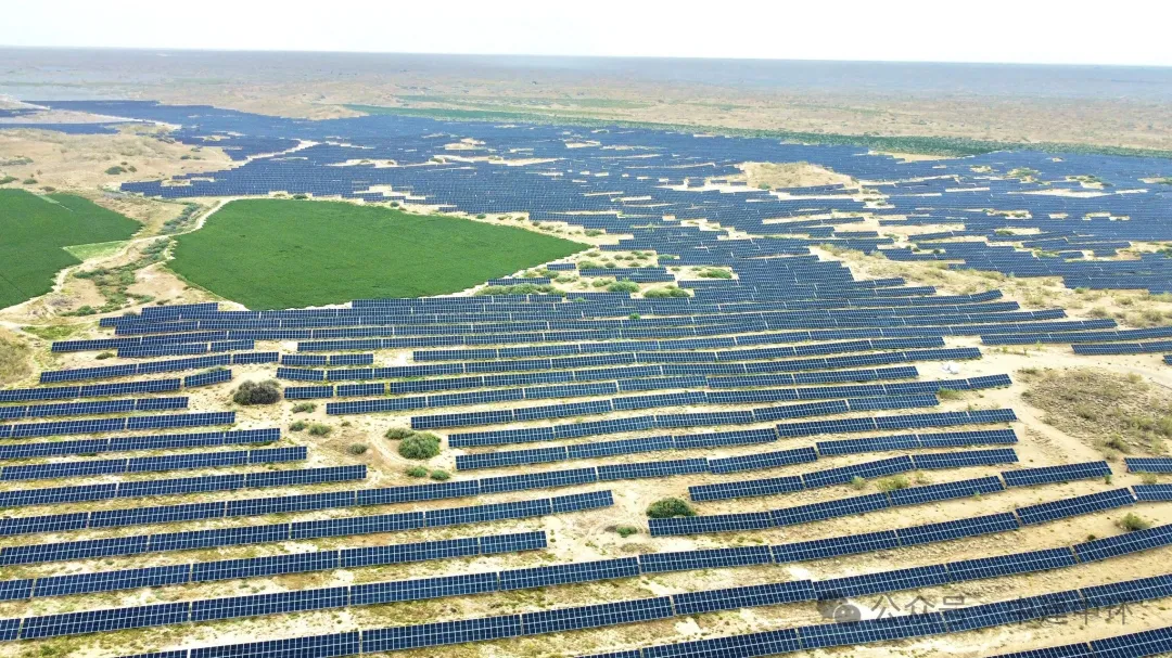 中建中环新疆石河子源网荷储一体化项目完成首批100MW并网发电