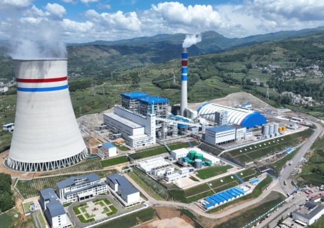 中国能建湖南院牵头总包承的大湾煤电项目2号机组并网