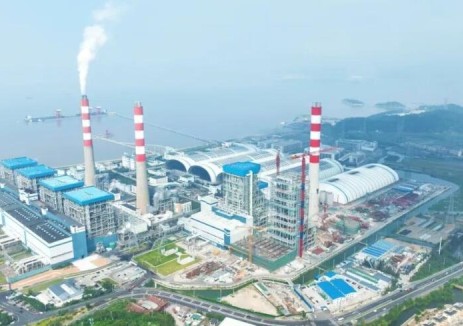 中国能建浙江院牵头总承包建设的中煤玉环三期（1×1060兆瓦）扩建项目投运