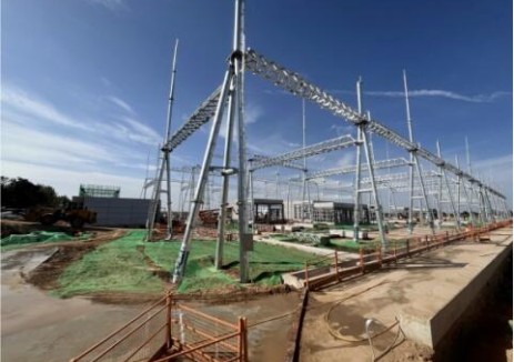 陕西省咸阳市淳化330千伏变电站项目全力推进施工建设
