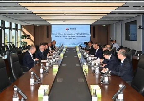 中国电建国际工程公司总经理于立波会见西班牙联合技术公司首席行政官爱德华多・桑米格尔一行