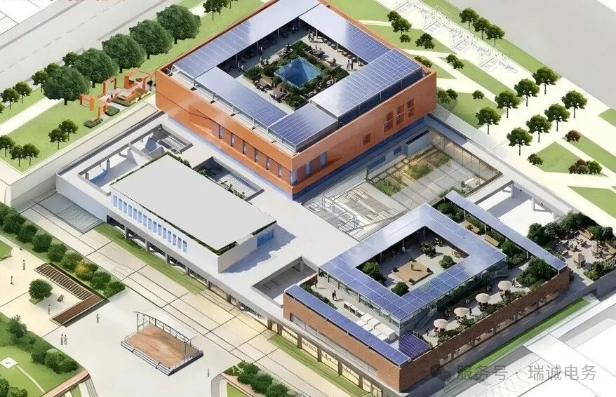 瑞诚电气承建陕西省渭南市澄城县创融产业园微电网示范项目投入运行
