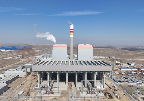 中国能建西北电建参建的博州国源电力2×660兆瓦煤电项目1号机组锅炉点火一次成功