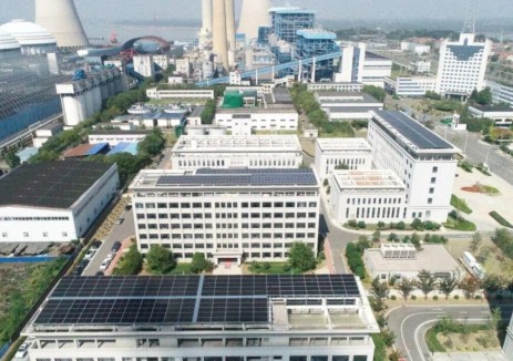 湖北能源集团鄂州发电公司光伏再利用二期项目成功并网发电