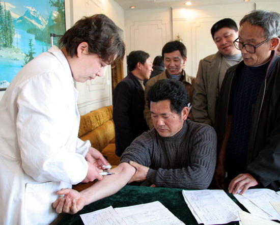 安徽<em>淮</em>北岱河煤礦免費為職工體檢健康