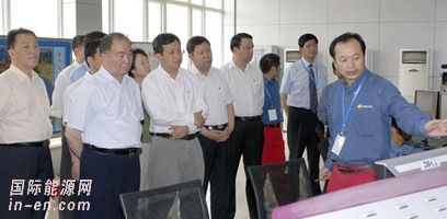 王樂泉視察西氣東輸英買力氣田