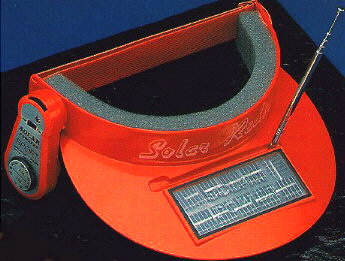 遮阳帽：带太阳能驱动的收音机功能