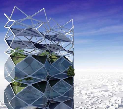 垂直公园：<em>墨西哥城</em>的层叠式太阳能摩天建筑