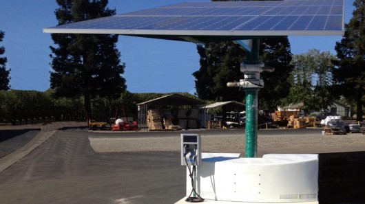 電動汽車太陽能充電站助力 拋錨<em>也能</em>充