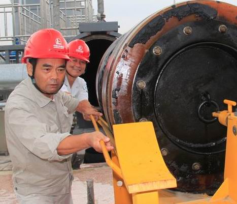 日儀<em>原油管道</em>首次清管球發(fā)送成功