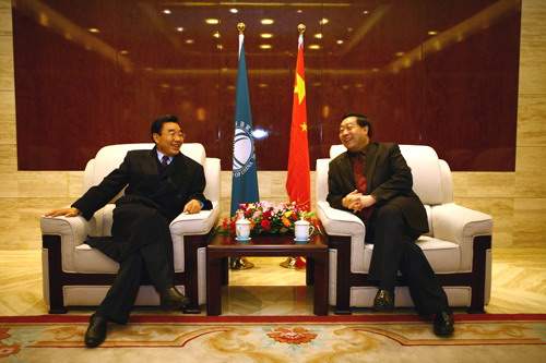 国家电网公司总经理刘振亚会见西藏自治区领导