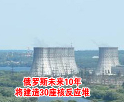 俄罗斯在未来10年将建造30<em>座核反应堆</em>