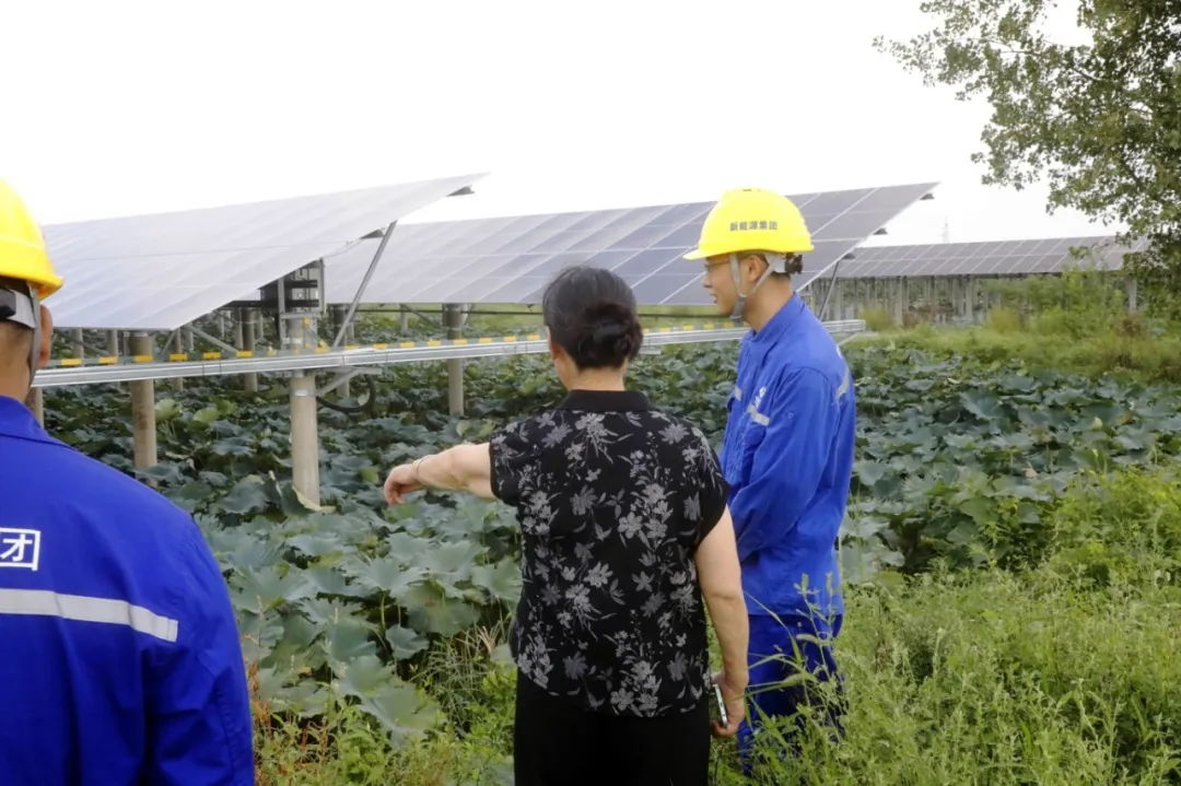 3.王阿姨给电厂工作人员介绍养殖情况.jpg